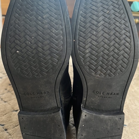 Belted Leather Knee High Boots - Picture 4 of 7